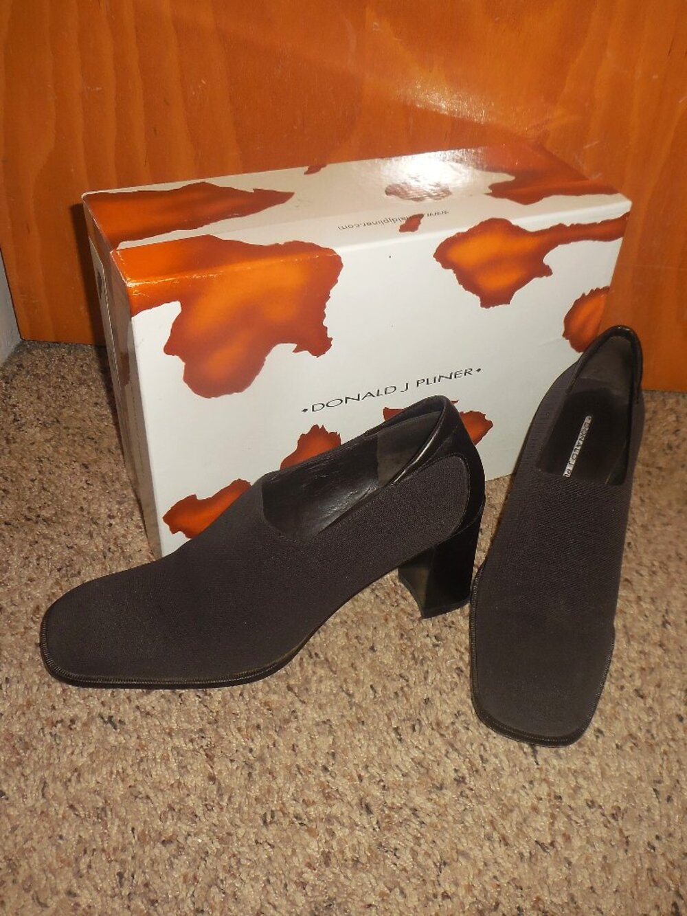 Donald J Pliner Expresso Mesh Elastic Heels 7